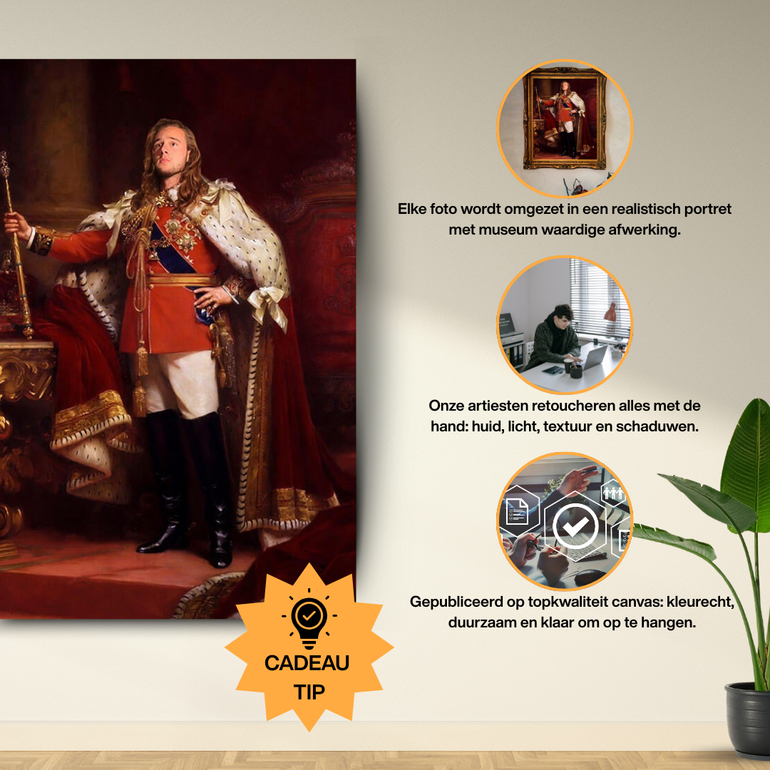 King Edward VII - Custom Canvas