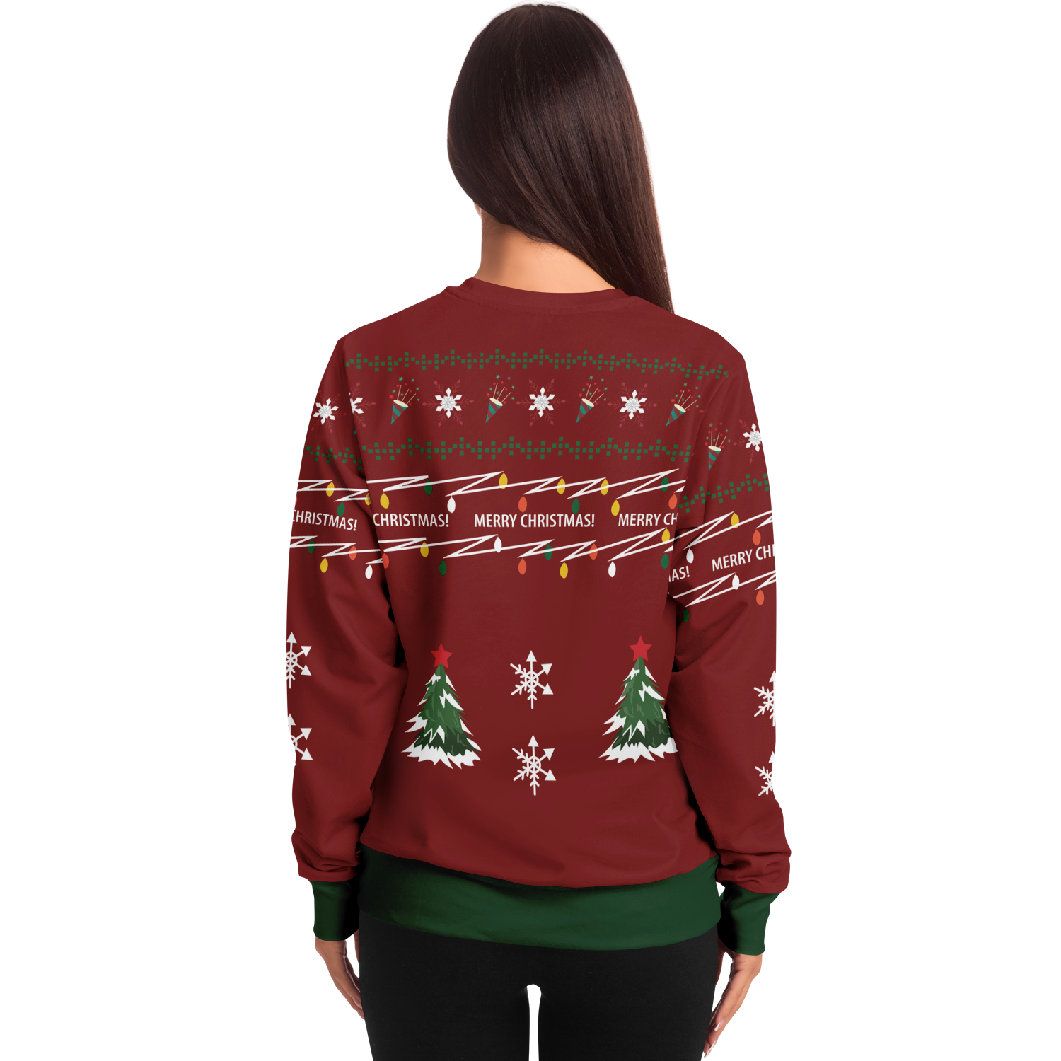 Ugly Christmas sweater eleven (red woman)