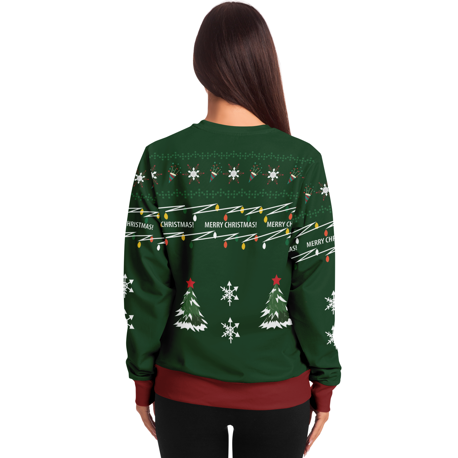 Ugly Christmas sweater eleven (green wife)