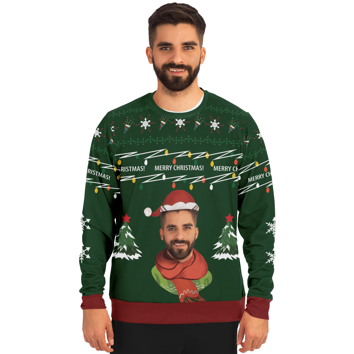 Ugly Christmas Sweater (Green Man)