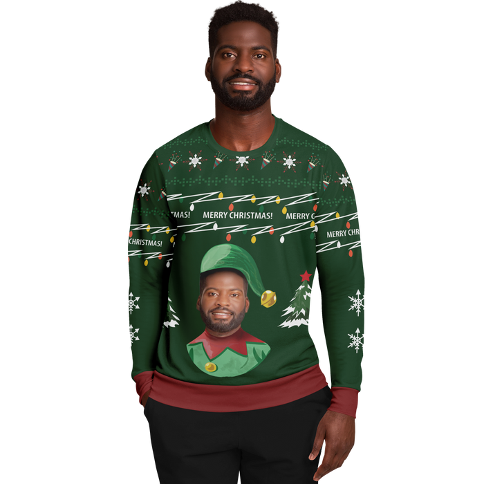 Ugly Christmas sweater eleven (green man)