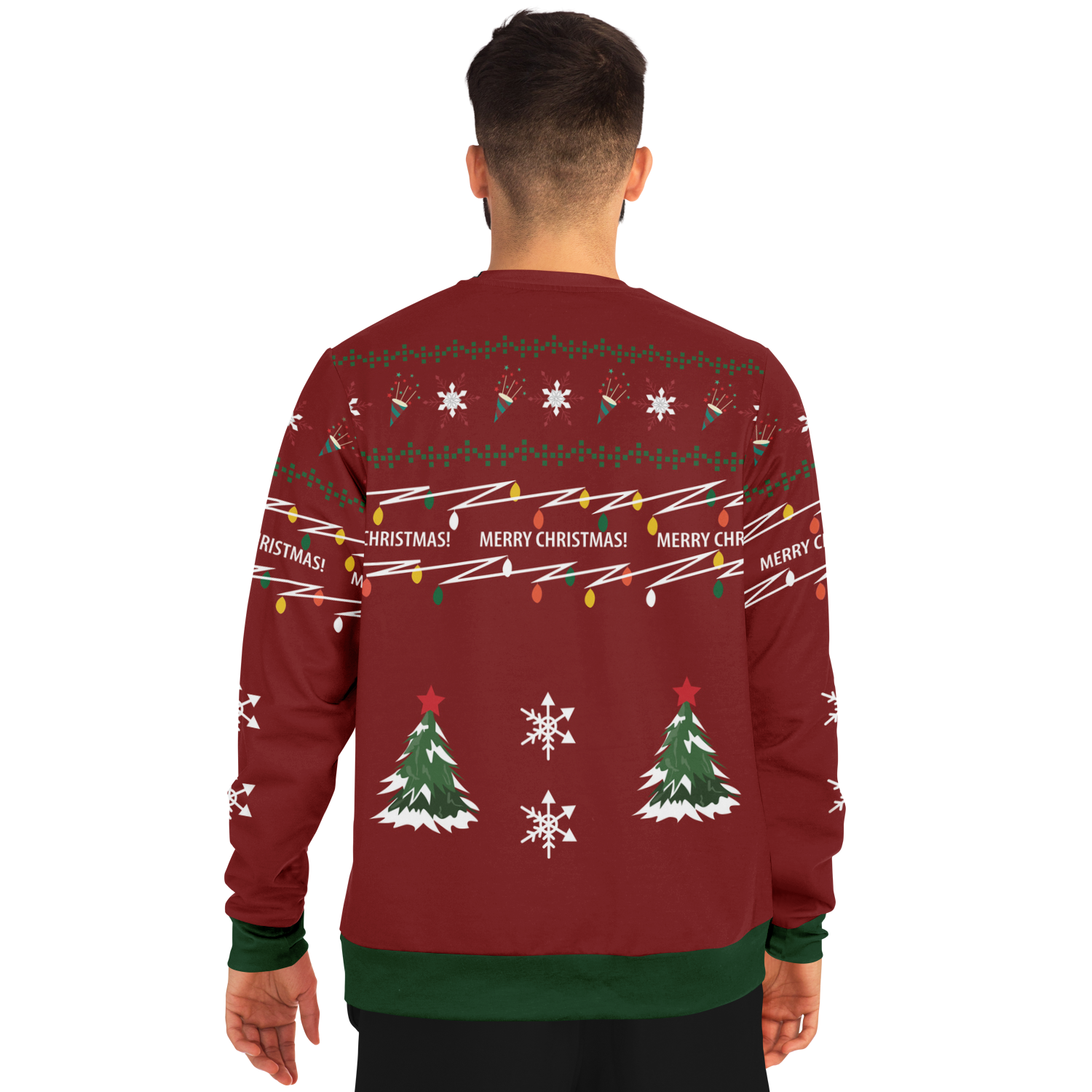 Ugly Christmas Sweater Santa Claus (Red Man)
