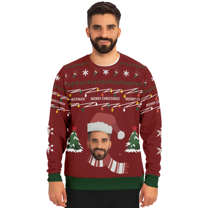 Ugly Christmas Sweater Santa Claus (Red Man)