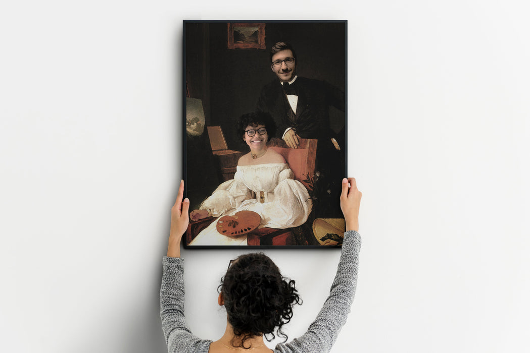 Double portrait by Franz Eybl - Custom Poster