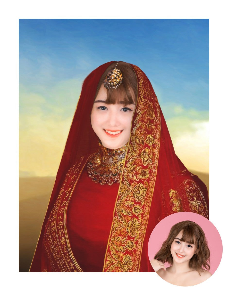 The Indian Rani-Custom blanket