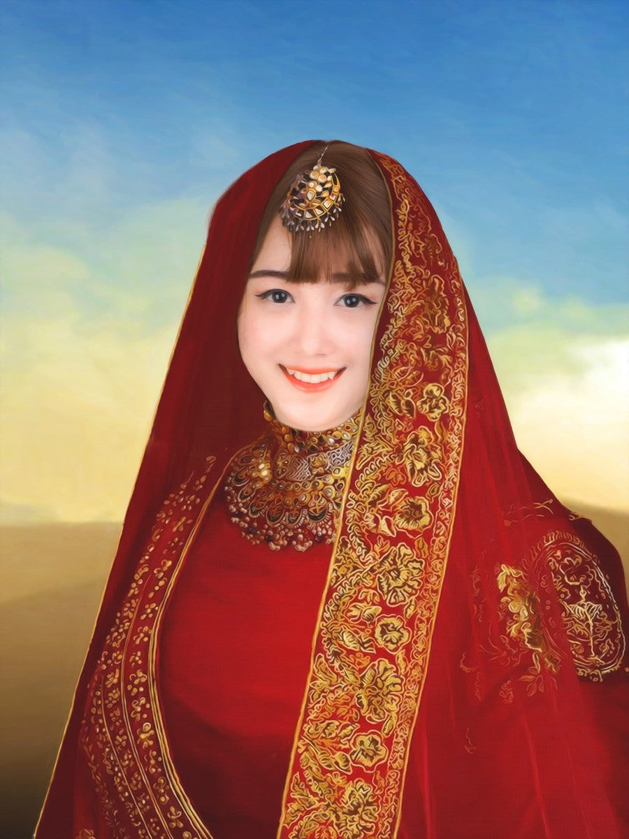 Indian Rani-Custom Canvas — Make Me Royal