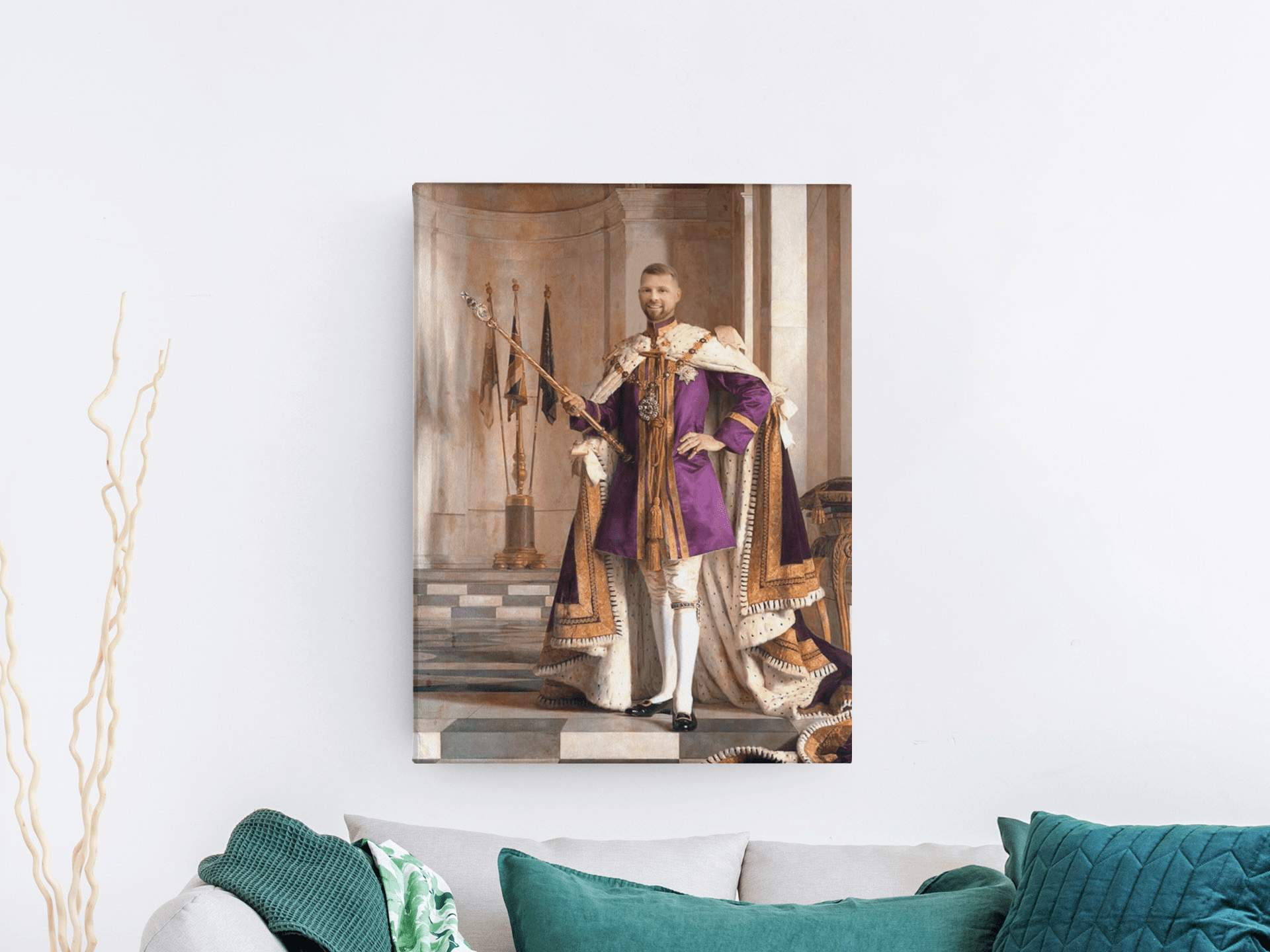 King George VI - Custom Canvas